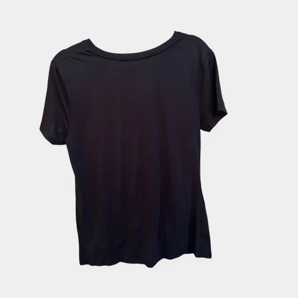 Nine Britton x Stitch Fix Black Knot Front Top, Medium - Picture 4 of 7